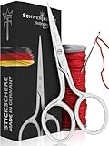 Schwertkrone Stickschere Made in Germany Applikationsschere Nähschere Handarbeitsschere