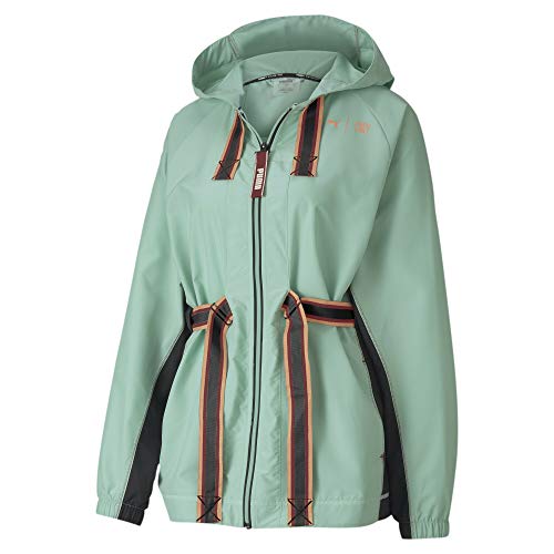 PUMA The First Mile Anorak Chaqueta De Entrenamiento, Mujer, Mist Green Black, XS