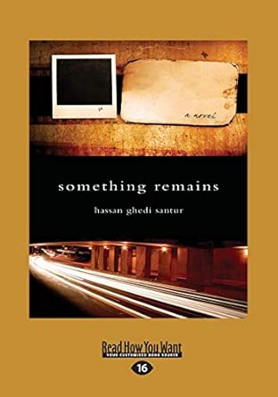 Something Remains Large type / Large print Edition book cover