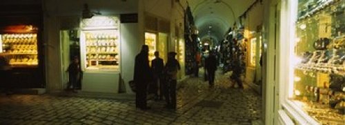 Posterazzi Group of People in a Market Medina Sousse Tunisia Poster Print, (36 x 13), Varies