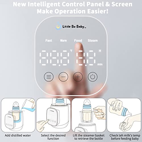 Bottle Warmer And Portable Bottle Warmer, 5-In-1 Bottle Warmer And Travel Bottle Warmer For Breastmilk And Formula Bottle Warmer Gift For Baby Pp And Bpa Free Material Type #TOP3