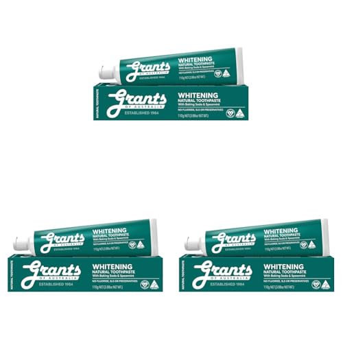 Grants Whitening Toothpaste – Spearmint 110g (Pack of 3)
