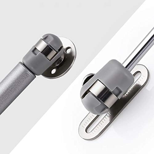 Farwind 10 Inch 50N/11Lb Gas Spring Strut Lift Support Gas Shocks Brass Cover With Fixing Plate For Cabinet Door Box Lid (Pressure: 50N) #TOP3