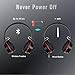 MONODEAL Active Noise Cancelling Bluetooth Headphones with Mic, Hi-Fi Stereo Headset with Soft Memory-Protein Earmuffs, Foldable on The Ear Wired/Wireless Headset for Travel PC/Cell Phones/TV