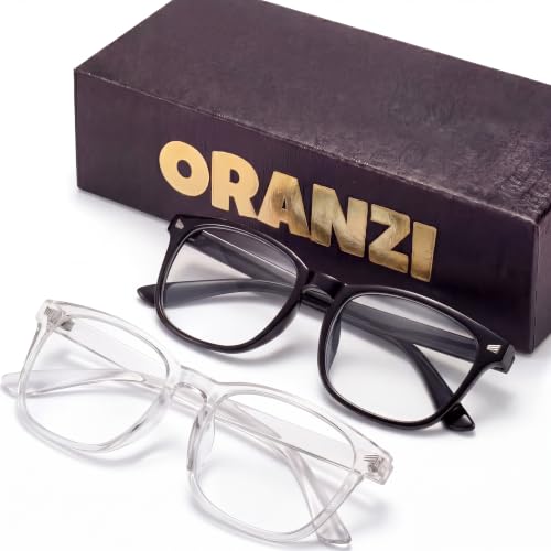 Image of 98.6% Blue Light Blocking Glasses for Computer Gaming Anti Eyestrain | Anti Harmful Blue Ray for Better Sleep, Amber High-definition Lens Anti Fatigue & Eye Strain, Lightweight Comfort Frames