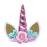 Este adorable adorno para pasteles se vería increíble en tu próxima fiesta temática de Unicornio, evento majestuoso, fiesta de cumpleaños o fiesta de bienvenida al bebé.