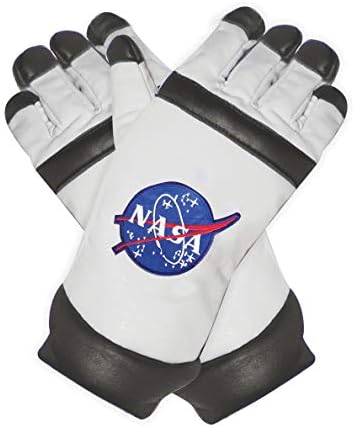 UNDERWRAPS NASA Astronaut Adult Costume Gloves - One Size - White
