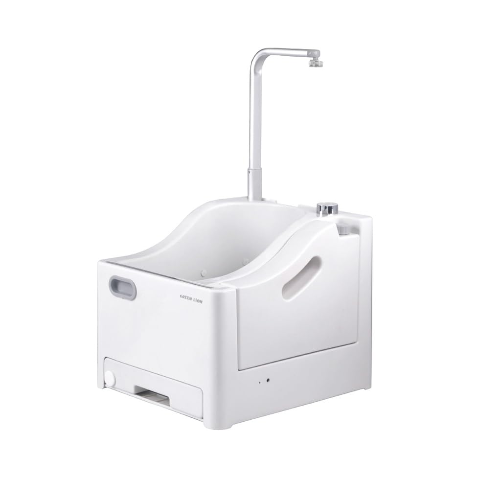 Green LionGWM-10 Portable Wudu Machine with Pressure Foot Pedal, Lightweight Design, No Installation Required, Safe to Use - White