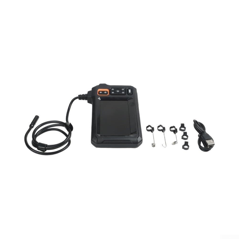 Industrie mit 4,3 Zoll IPS Display, 1080P Kamera & 8mm Objektiv, IP67 Wasserdicht mit 8 LEDs, 1m Kabel, 2000mAh für akku für Auto & Rohrinspektion