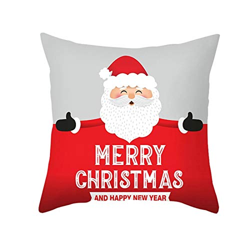 Lieson Kissenbezüge Weihnachtsmotiv, Kissenbezüge Vintage Sofa...