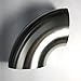 Stainless 3" 90° Mandrel Bend Elbow - 1D/3" CLR Tight Radius - 16GA/.065" Wall - No Leg - SS304 - Stainless Bros