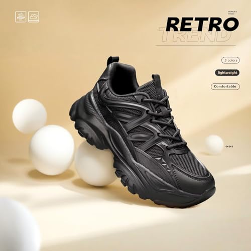 Women's Road Running Shoes Non Slip Ladies Walking Fashion Athletic Chunky Sneakers Work Gym Comfort Lightweight Mesh Soft Sole2