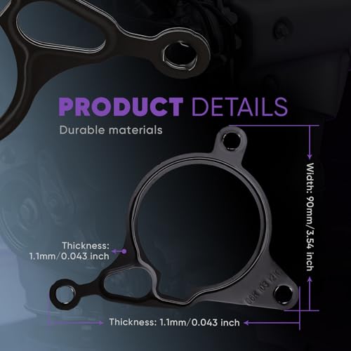 Image of 06H103121J 5Pcs Engine Timing Cover Vacuum Pump Gasket Vacuum Pump Seal 1.8T 2.0T Replacement for Audi A3 A4 A5 A6 A7 A8 Q3 Q5 TTRS VW Jetta Passat Tiguan Golf Seat Skoda