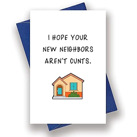Longkado Novelty Housewarming Card, Funny Joking New Home Card, Humorous Congratulations Moving House Warming Card… Cover