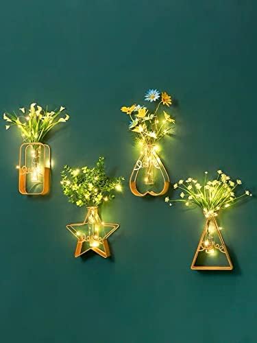Elizand Led Fairy String Lights, 12m 120 Garden Lights 2 Modes Indoor/Outdoor Lighting, Battery/USB Dual Powered Lights for Patio, Yard, Party, Wedding