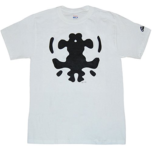 Animation Shops Watchmen Rorschach Inkblot Test T-Shirt-Large White