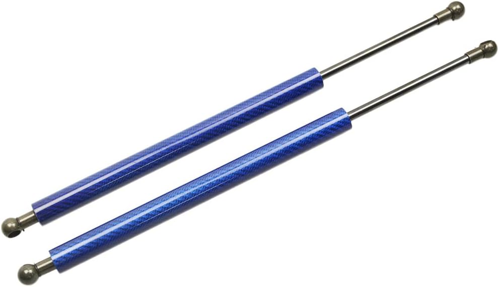 Lift Support Struts for Honda Civic Type R (EP3) 2001-2006 Hatchback Modify Front Hood Bonnet Gas Spring Shocks Damper Carbon Fiber Prop Rod Car Parts (Blue Carbon Fiber)