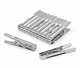 Peggy's Long-Lasting Stainless Steel Pegs ● Set of 20 Clothespins ● Heavy Duty & High Grade for Durable Use Outdoors and Indoors ● By Peggy's Smart Items