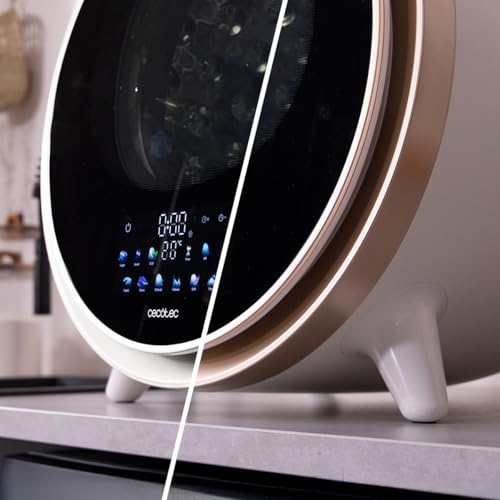 Cecotec Kompakter Ablufttrockner 3kg Bolero DressCode Dry 3600V Dark, 12 Programme, Klasse A, Intelligente Automatische Trocknung, FullColor Display, UV Care Funktion, Dry Shoe Pro, Dunkel