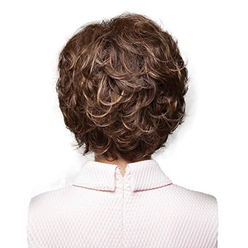 10 Polegadas Curto Ondulado Perucas Completas Estilo Neutro Cabelo Cabelo Moda Feminina