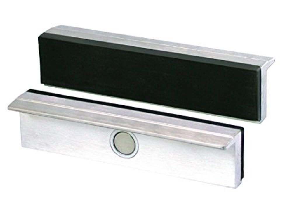 Heuer Silver Protected Parallel Baking Square With Built-In Magnets, Compatible With Vice Material: Aluminium And Rubber., 112140