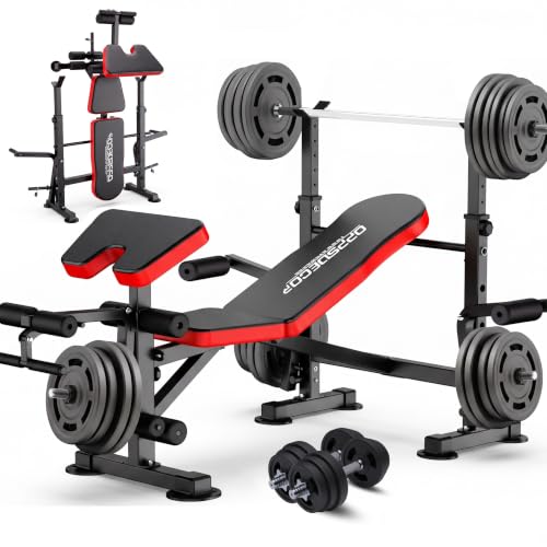 OPPSDECOR Weight Bench Set