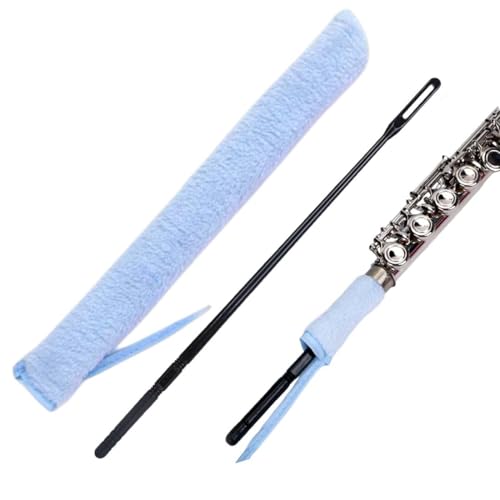 CEJAS 1 Unidad Limpiador para Flauta Dulce – Paño de Limpieza con Varilla para Metales, Trompeta y Corneta – Herramientas de Mantenimiento Fáciles de Usar
