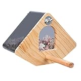 Scatola Di Nidificazione Di Pappagalli - Rifugio Allevamento In Legno, Scatola Di Portello Di Visione Trasparente, Habitat Di Pulizia Morbida, Spaziosa Casa Di Nidificazione per Tette D