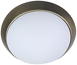 niermann standby fluoreszierende deckenleuchte wolke xxl Glas/Metall Niermann Standby 58112 A++, Deckenleuchte - Dekorring Altmessing, 50 cm, LED, Opal matt, 50 x 50 x 13 cm