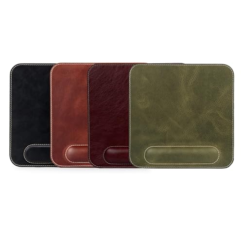 Londo Top Grain Leather Mouse Pad with Wrist Rest – Ergonomic Support, Non-Slip Base, Smooth Surface by Londo - Image 7