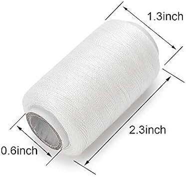 Sewing Thread 12 Colors Set 40S/2 for Sewing Machine,Quilting,Hand Sewing (12 Black)