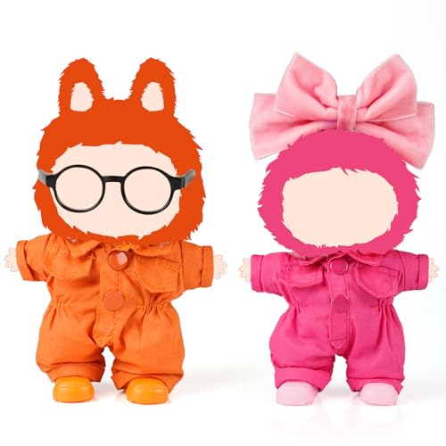 2 Set 17cm bubu Doll Clothes Outfits Accessories,boy Doll Clothes Set