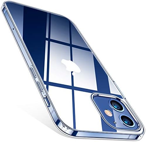 TORRAS Crystal Clear iPhone 12 Mini Case 5.4inch [Non-Yellowing & Eternal Clarity] Ultra Thin Slim Fit of Robust Resilient Silicone iPhone 12 Mini Phone Cover- Pure Clear (5.4)