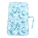 Akozon Akozon Foldable Portable Diaper Changing Pad – Nylon Baby Changing Mat for Home, Car, and Outdoor Use (Water Blue Graffiti)