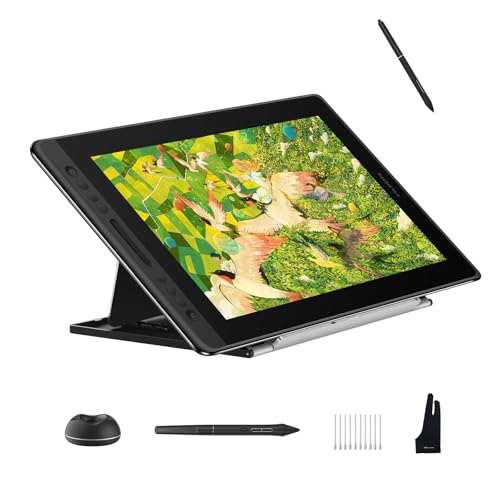 HUION Kamvas Pro 16 V2 Drawing Tablet with Screen Bundle with HUION Slim Pen PW600S