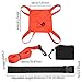 kowaku Swim Parachute Swimming Resistance Belt, Training Equipment, Adults Agility Portable Strength Training Resistance Belt, red 20cm