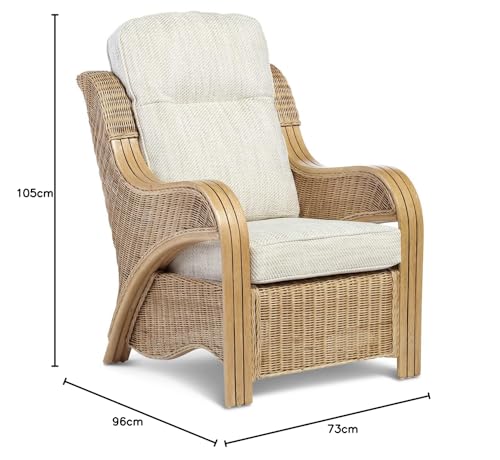 Desser Opera Light Oak Cane Conservatory Furniture Range - Image 4