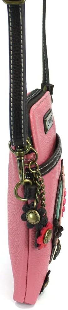 CHALA Garden Animal Collection Cell Phone Crossbody Purse-Women PU Leather/Canvas Multicolor Handbag with Adjustable Strap - Image 5