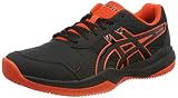  Asics Gel-Game 7 Clay/OC GS, Zapatillas de Tenis para Hombre, (Black/Cherry Tomato 010), 37.5 EU
