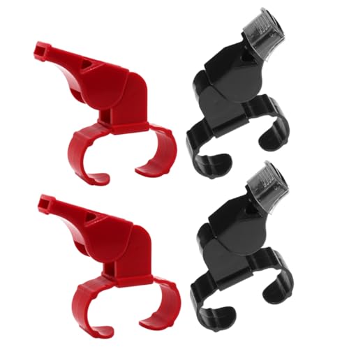 Set 4 Pitos Deportivos Ruidosos con Anillo para Dedos miniatura 1