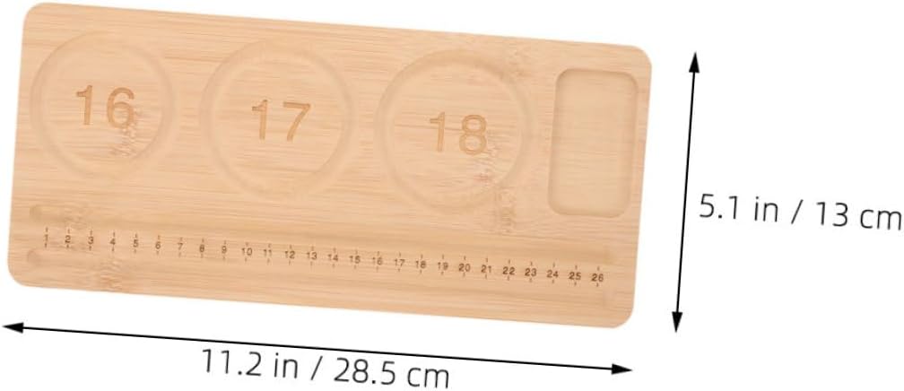 DOITOOL 2pcs Wooden Jewelry Making Tray Bead Board Tray Organizer Bracelet Beading Jewelry Making Board Bead Storage for DIY Crafting