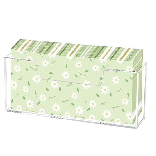 Acrylic Napkin Guest Towel Vertical Holder for Bathroom Dining Table 1Pack