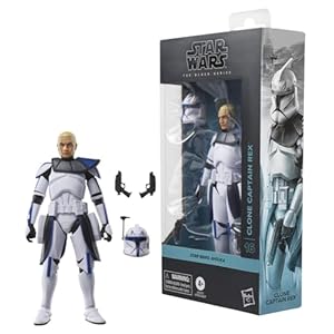 STAR WARS The Black Series Clone Captain Rex, Ahsoka Premium Collectible 6 Inch Action Figure