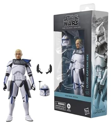 Star Wars The Black Series, Clone Captain Rex, Star Wars: Ahsoka, Figura Premium Coleccionable de 15 cm | Ya disponible en tu tienda friki favorita! En mundofriki.es!