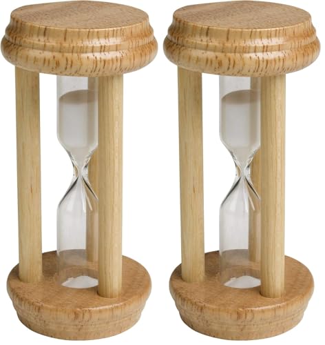 Image of Chef Aid Traditional 3 Minute Egg Timer, Perfect gadgets for timing the cooking of Boiled Eggs (Pack of 2)