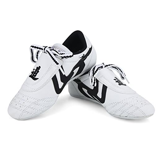 Training Martial Arts Shoes, Martial Arts Taekwondo Shoes, Unisex Children Teenager Sport Boxing Karate Shoes for Taekwondo, Boxing, Kung Fu and Taichi Taekwondo Sparring Gear