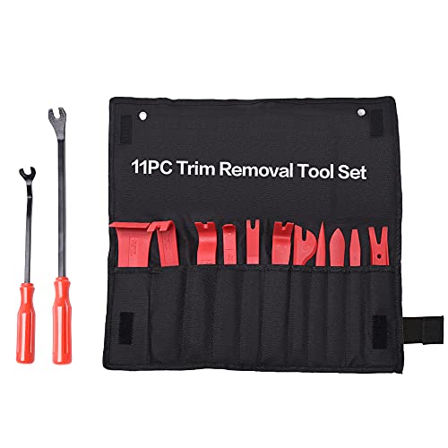 Elitetool 13 Pcs Auto Trim Removal Tool Set With Pliers & Fastener Terminal Remover For Car Door Panel, Audio, Dashboard, Molding, Window And Interior Accessory Removal Pry Tool Kit #TOP28