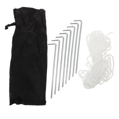 BCOATH 1 Set Reinforced Metal Tent Peg Ground Anchors for Stable Tent Anchoring Lightweight and Durable Stakes for Camping Tarp and Canopy Use Enhanced Stability and Strength