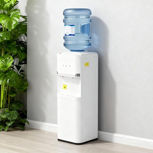 Image of Top Loading Water Cooler Dispenser for Holds 5 Gallon Jug,3 Temperature Settings,Hot & Cold Standing Water Dispenser with Multiple Safety Features,Water Cooler for Home,Office,Apartment