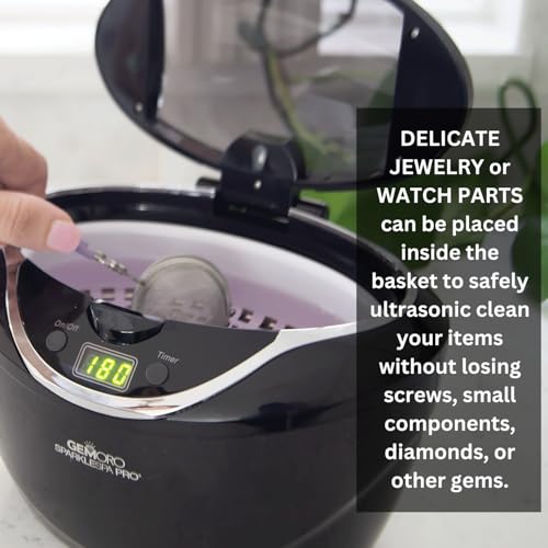 GemOro Diamond Saver Basket | Stainless Steel Tool for Cleaning Ultrasonic Parts, Jewelry, Watch Parts & More